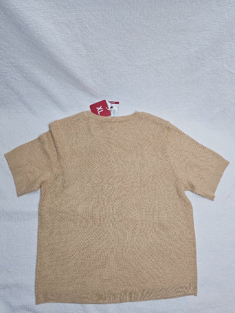 Nine West Women's Soft Spring Sweater Short Sleeve Pullover - Picture 8 of 8